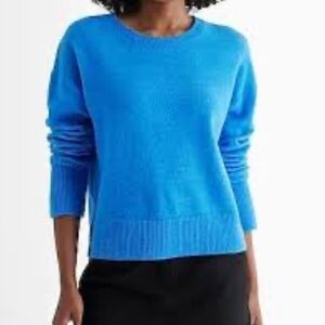 Skimming Crew Neck Sweater Blue - Size L